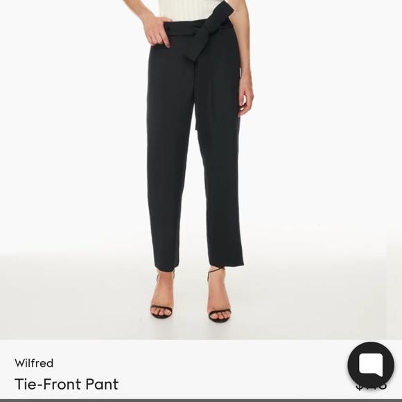 new aritzia tie front pant - Picture 2 of 2